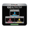 Lexmark No. 100XL Color High Yield Tri Pack