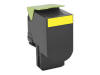 Lexmark 701HY Yellow High Yield Return Program Toner Cartridge