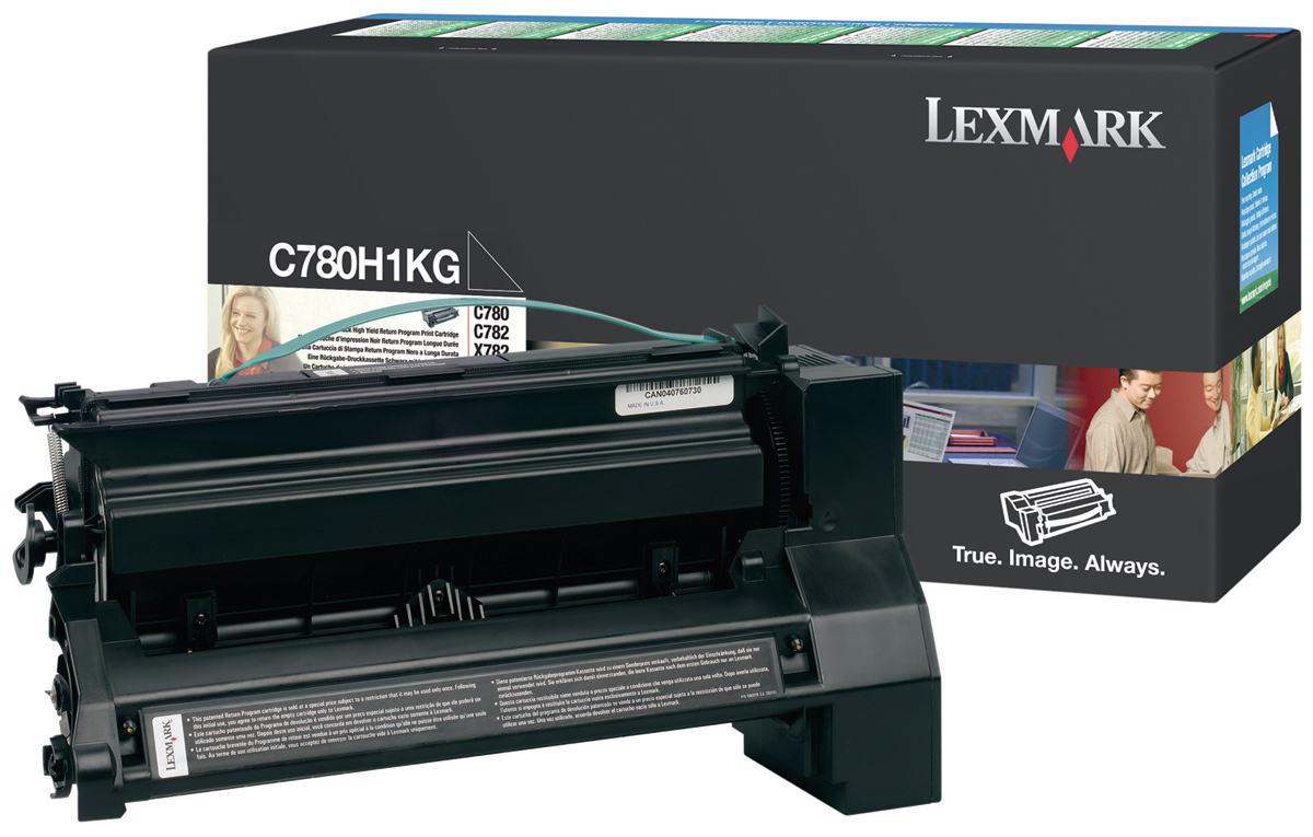 C780, C782 Black Return Program Print Cartridge 